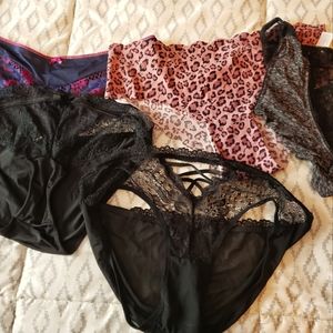 Women's 5 Pc Trendy Panties L/XL